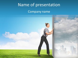 Sunset Senior Sea PowerPoint Template