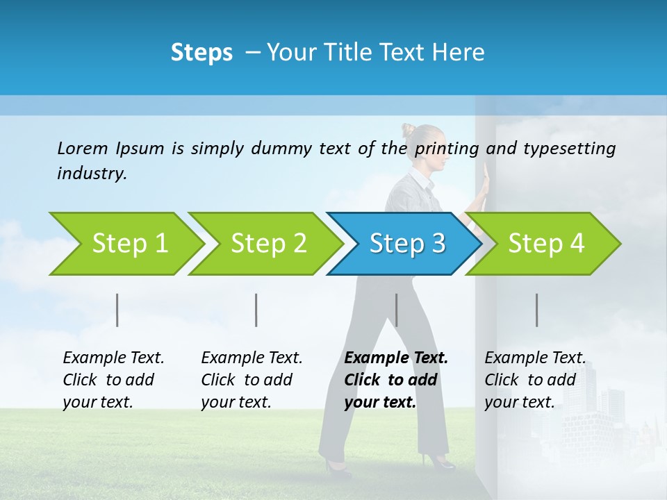 Sunset Senior Sea PowerPoint Template
