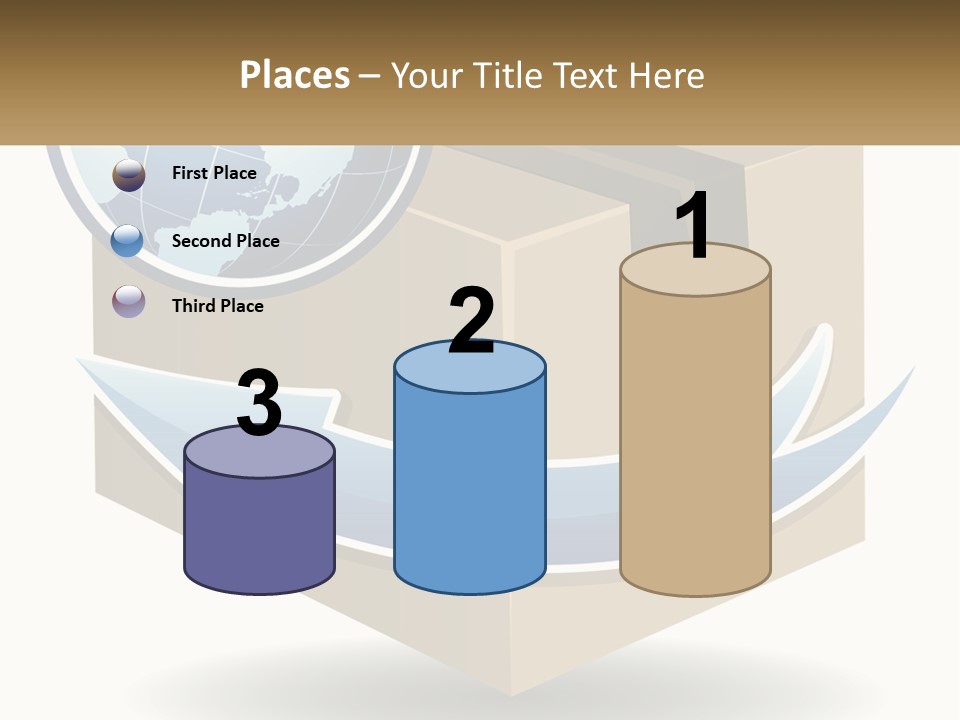 Standing Retired Water PowerPoint Template