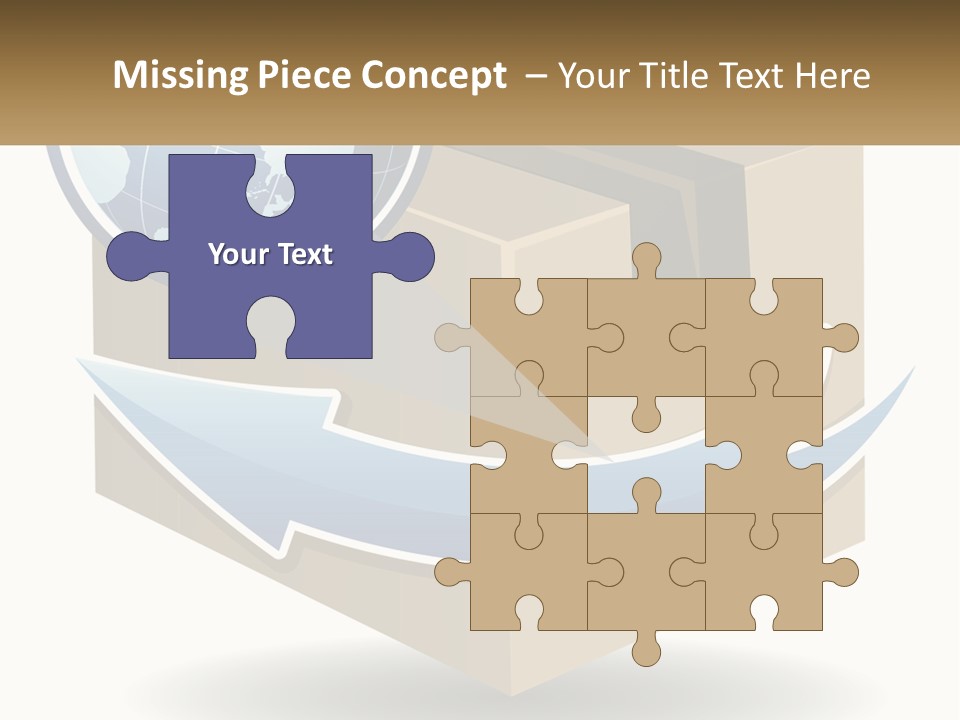 Standing Retired Water PowerPoint Template