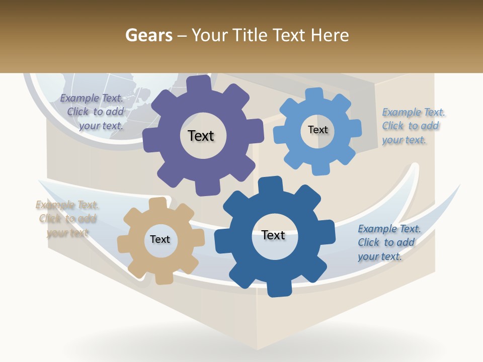 Standing Retired Water PowerPoint Template
