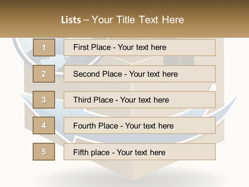 Standing Retired Water PowerPoint Template