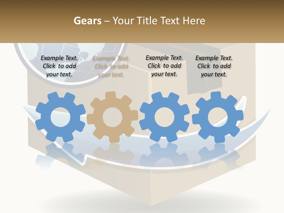 Standing Retired Water PowerPoint Template