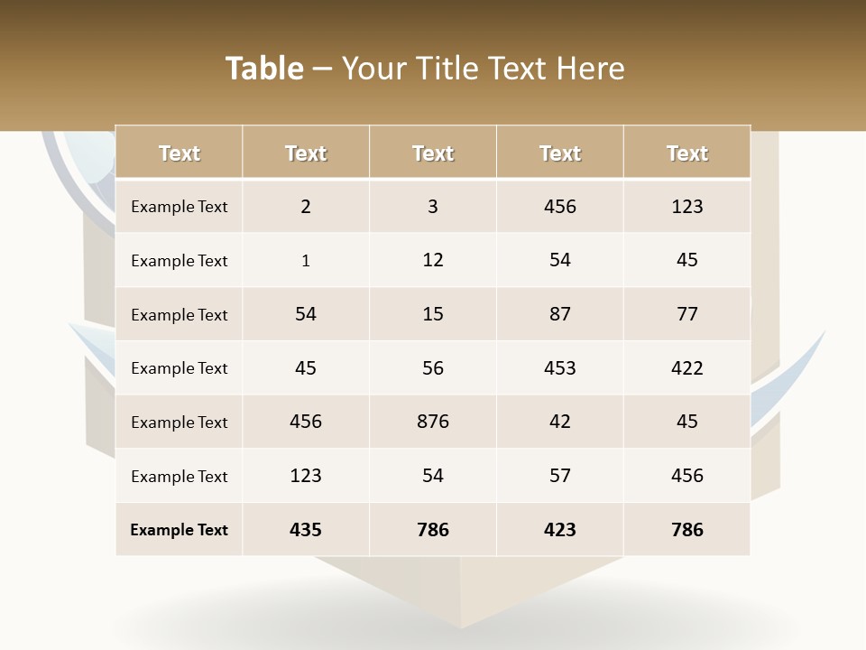 Standing Retired Water PowerPoint Template