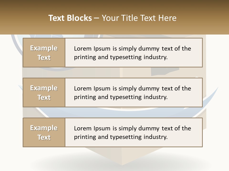Standing Retired Water PowerPoint Template