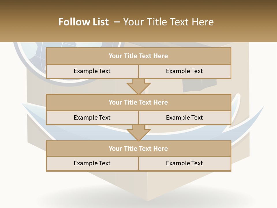 Standing Retired Water PowerPoint Template