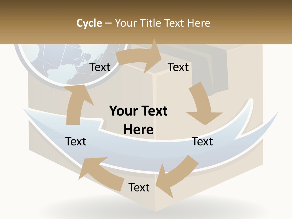 Standing Retired Water PowerPoint Template