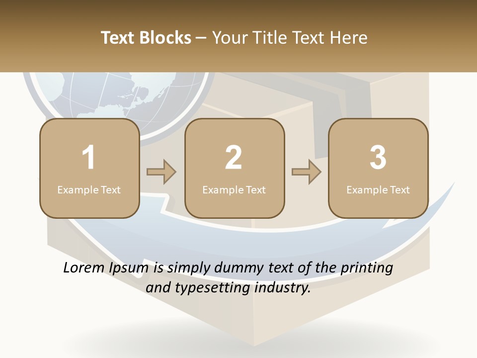 Standing Retired Water PowerPoint Template