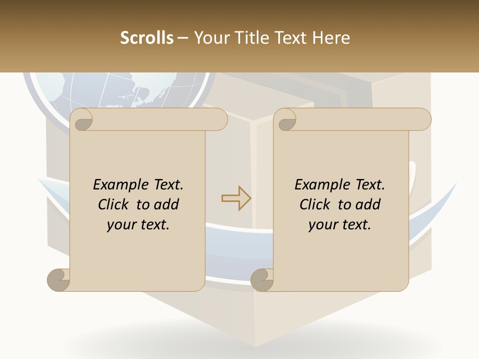 Standing Retired Water PowerPoint Template