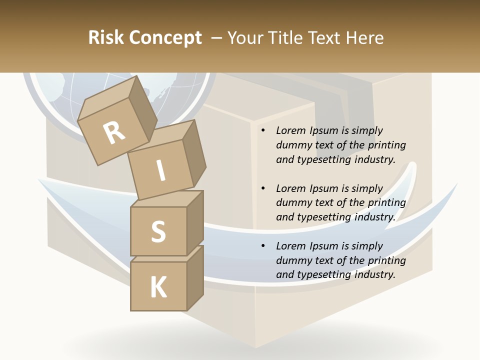 Standing Retired Water PowerPoint Template