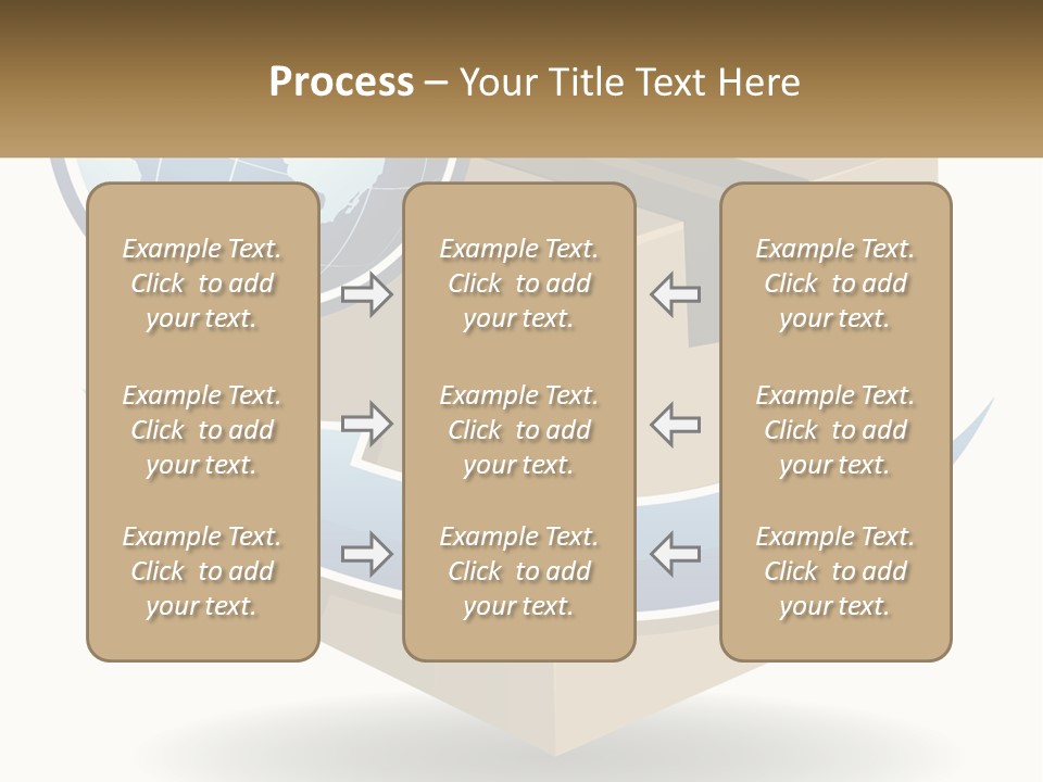 Standing Retired Water PowerPoint Template