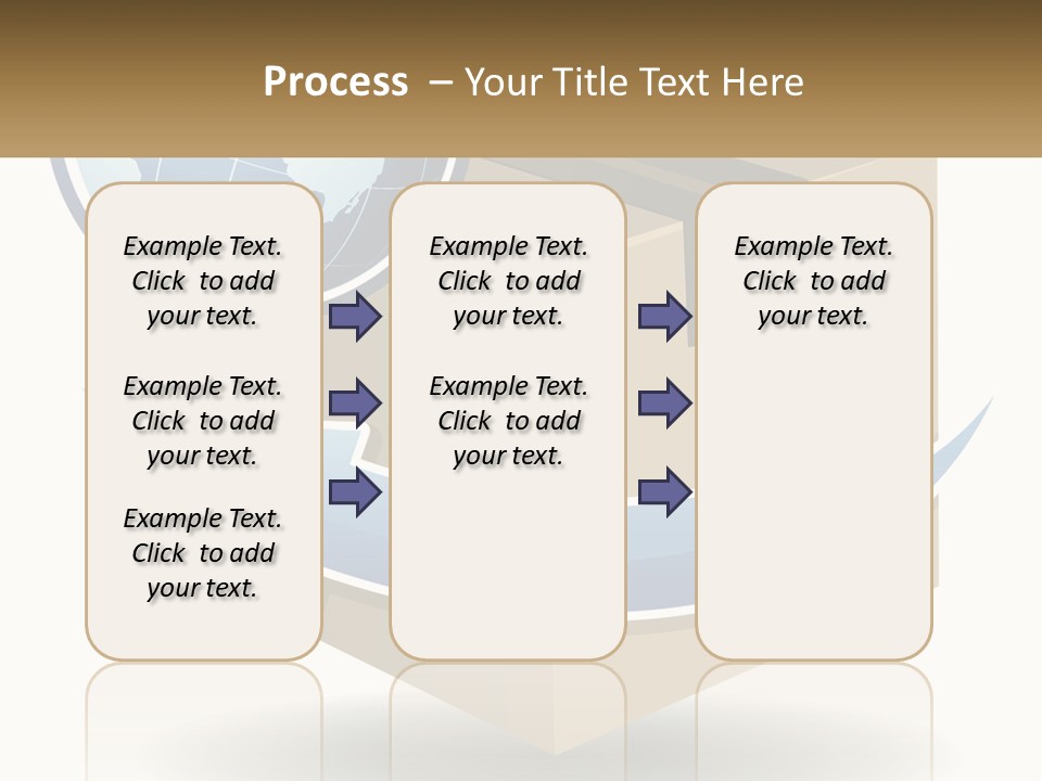 Standing Retired Water PowerPoint Template