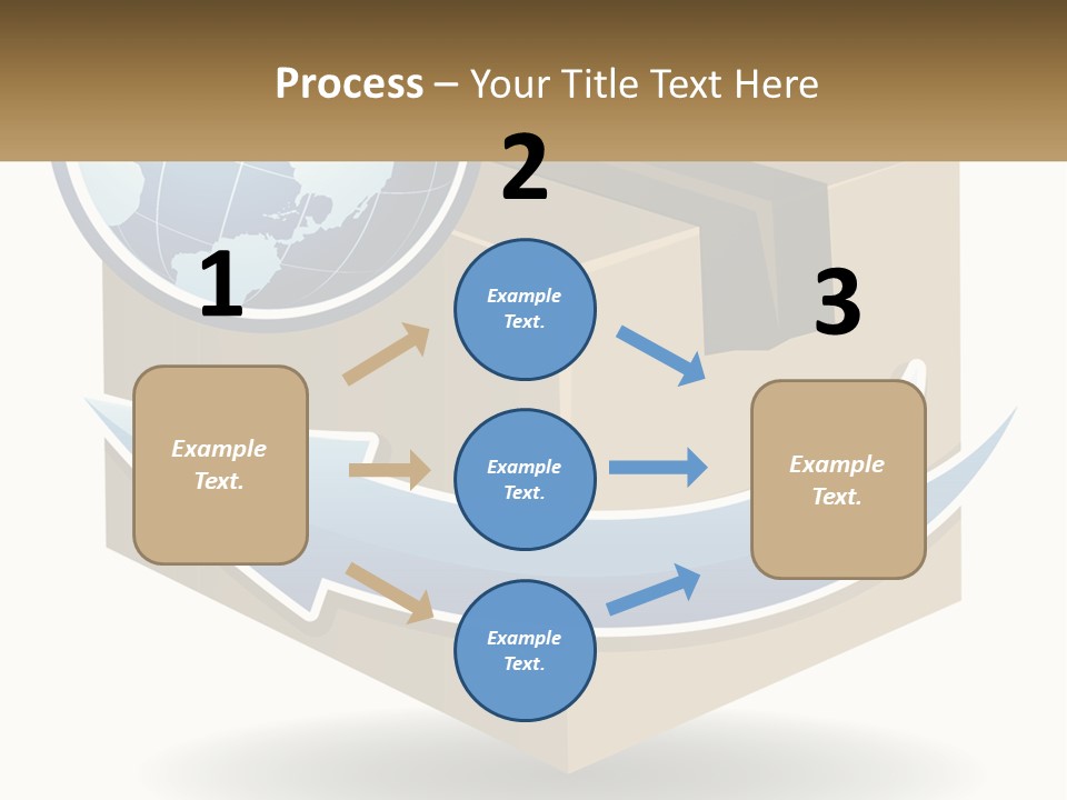 Standing Retired Water PowerPoint Template
