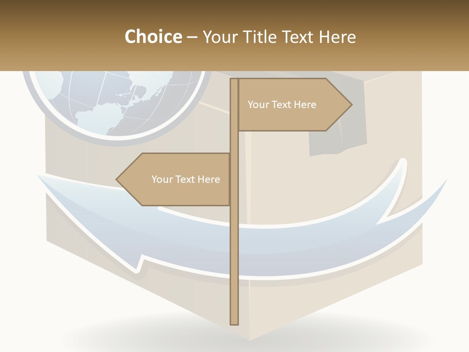 Standing Retired Water PowerPoint Template