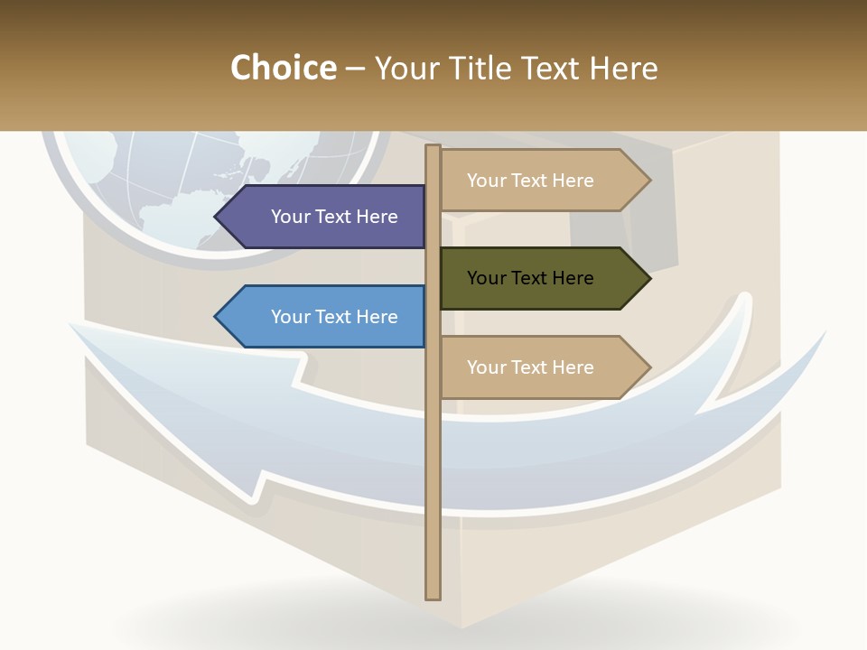 Standing Retired Water PowerPoint Template