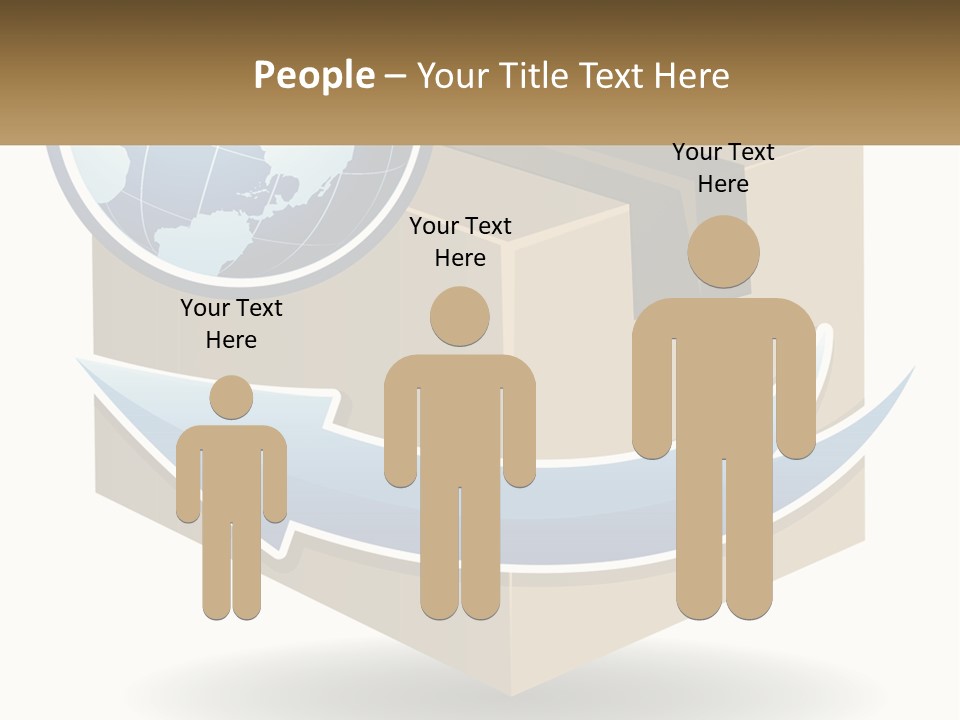 Standing Retired Water PowerPoint Template