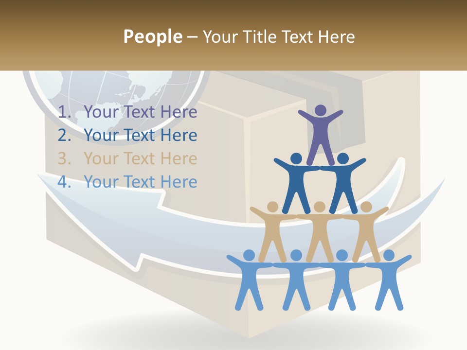 Standing Retired Water PowerPoint Template