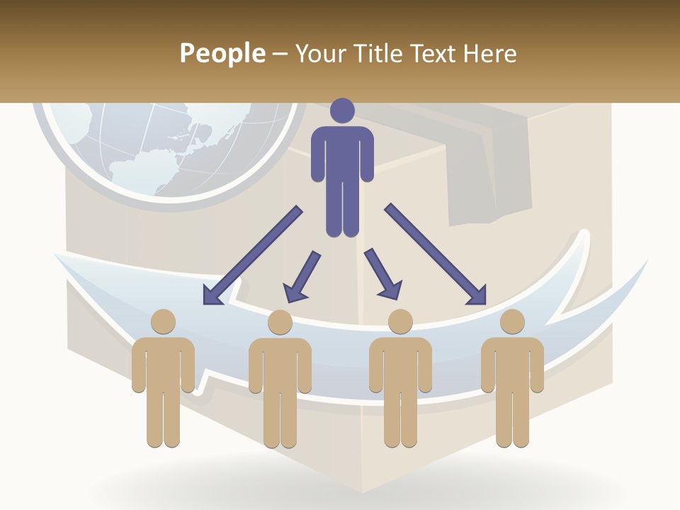 Standing Retired Water PowerPoint Template