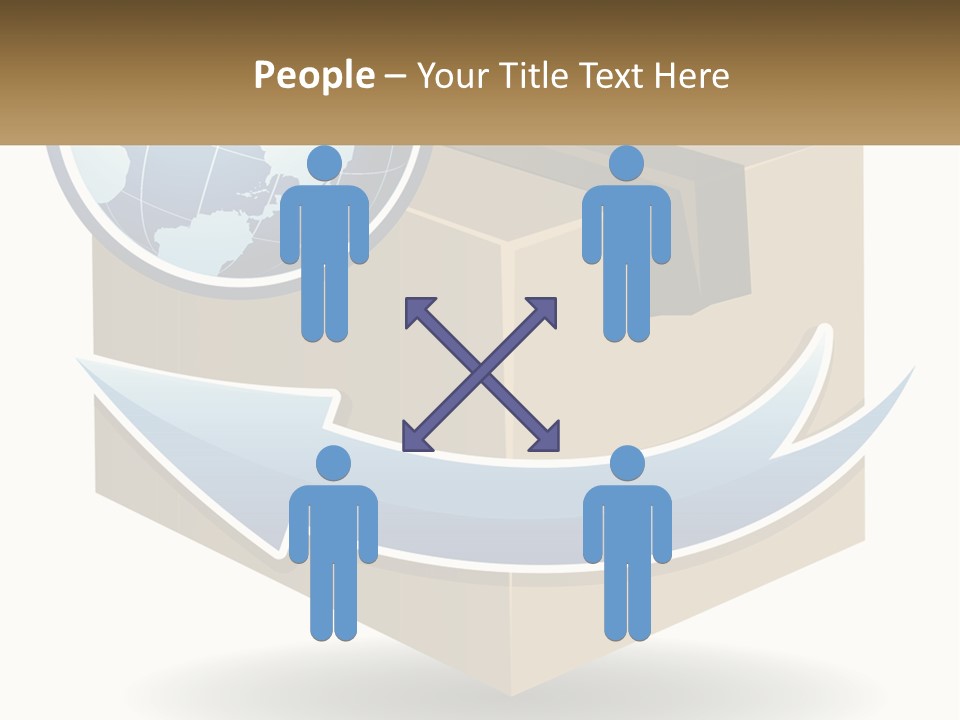 Standing Retired Water PowerPoint Template