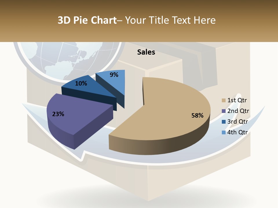 Standing Retired Water PowerPoint Template