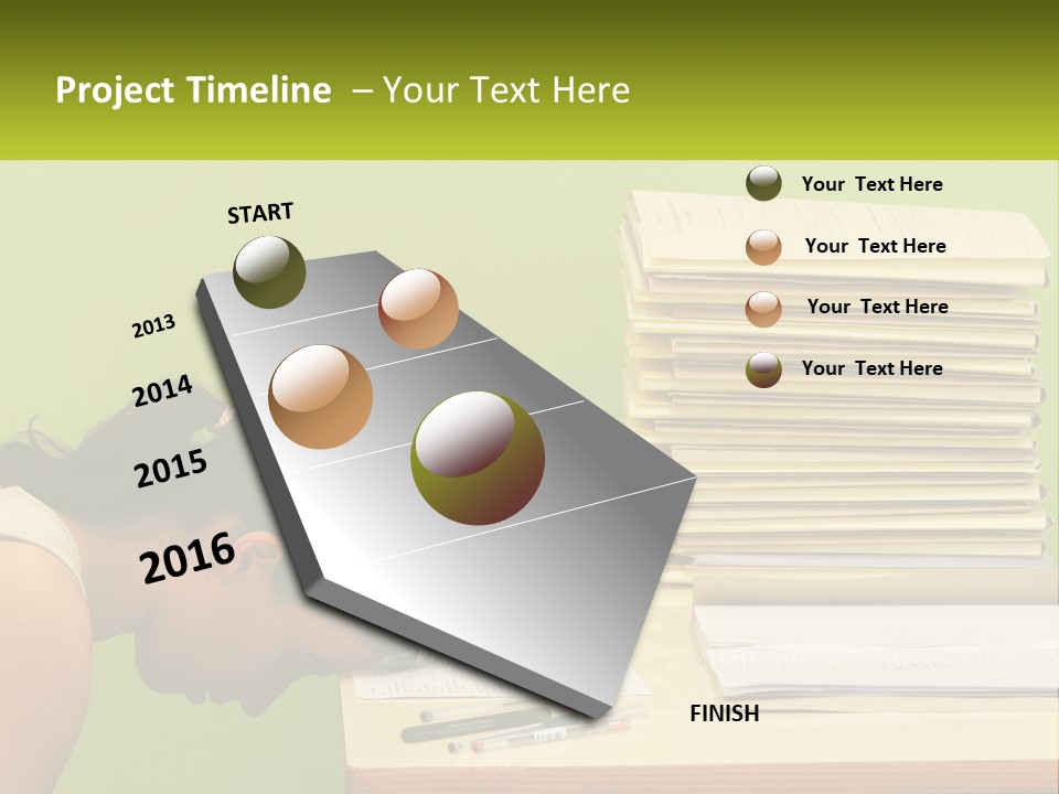 Peaceful Wave Calm PowerPoint Template