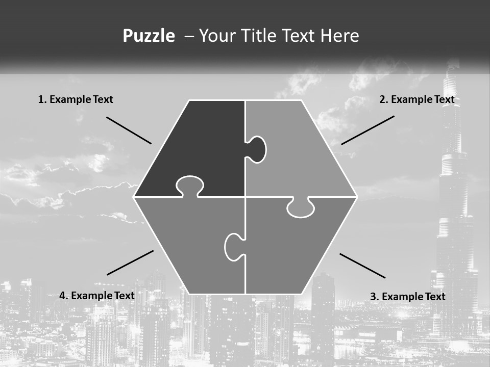 Elderly Sunset Senior PowerPoint Template