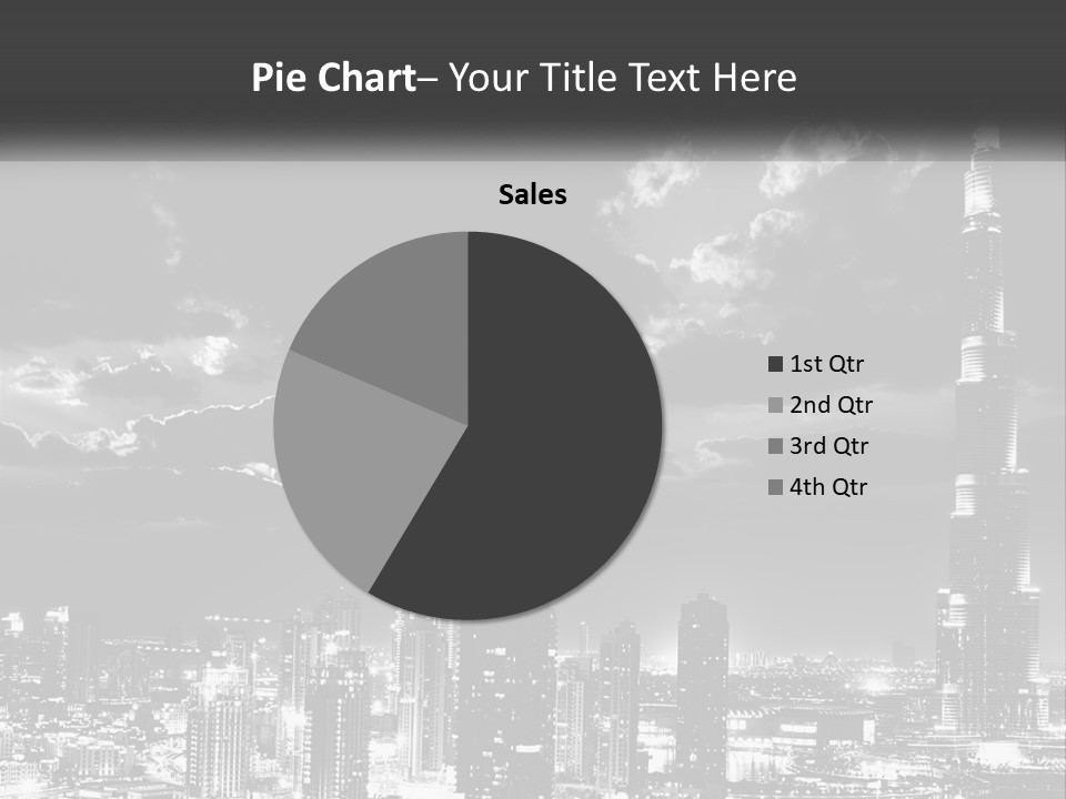 Elderly Sunset Senior PowerPoint Template