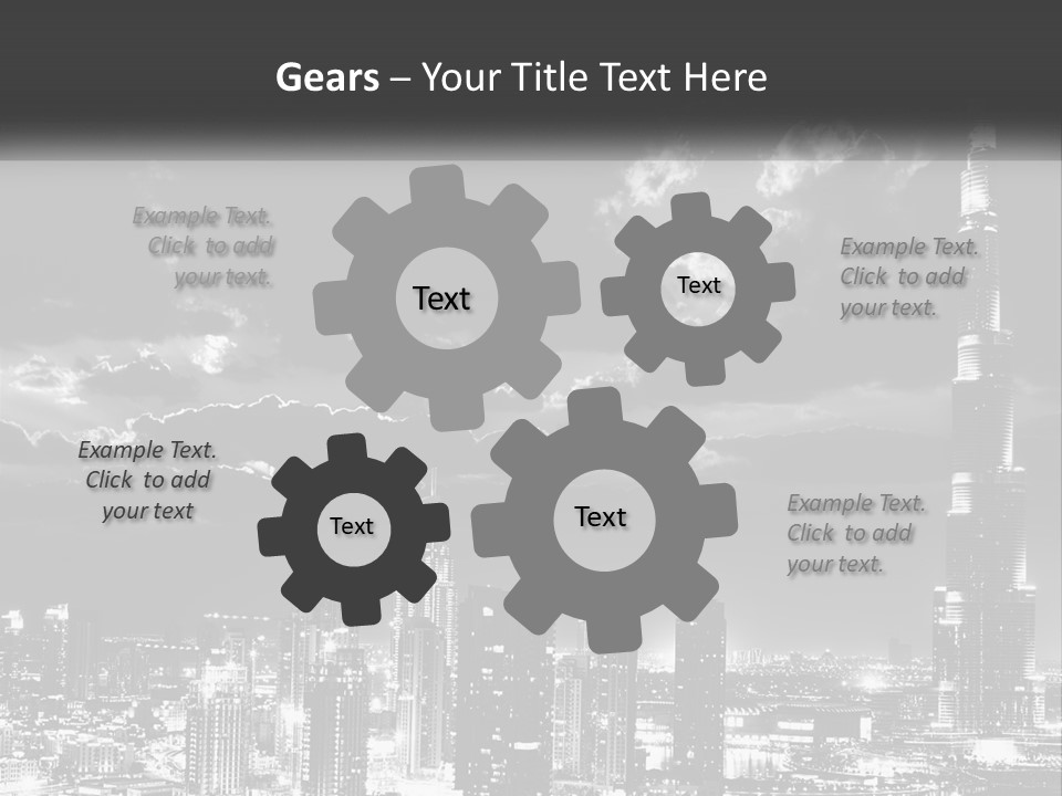 Elderly Sunset Senior PowerPoint Template