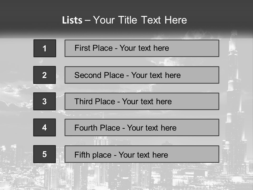Elderly Sunset Senior PowerPoint Template