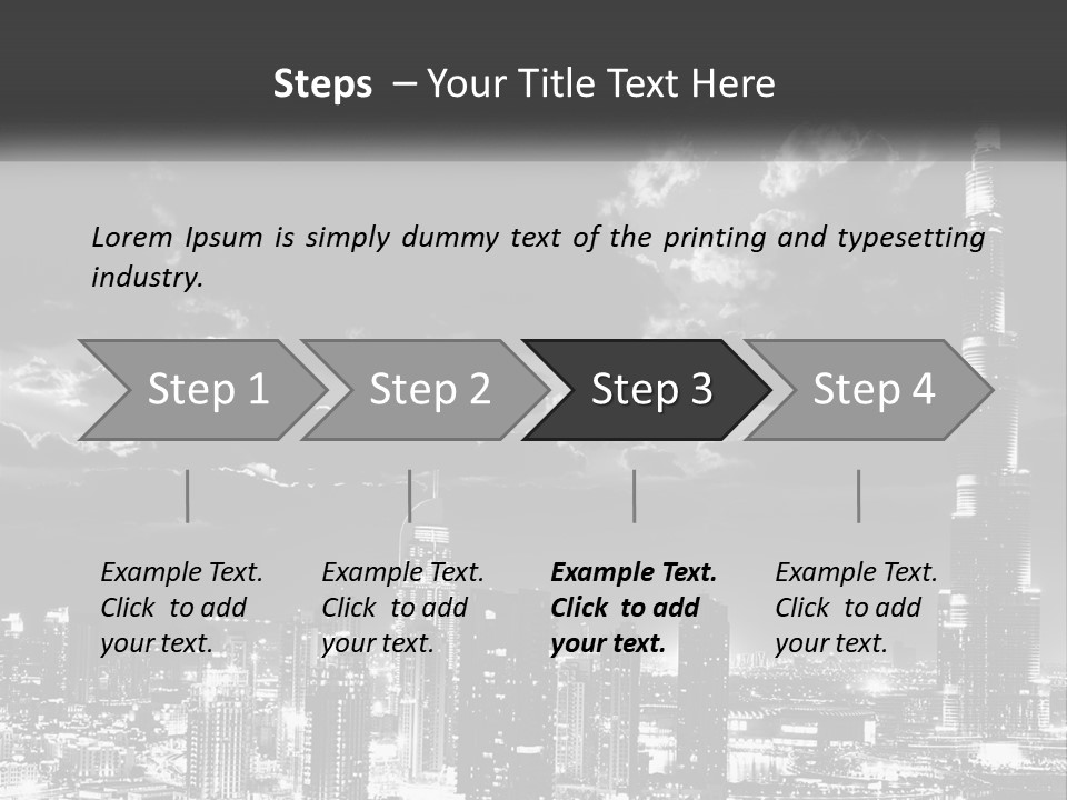 Elderly Sunset Senior PowerPoint Template
