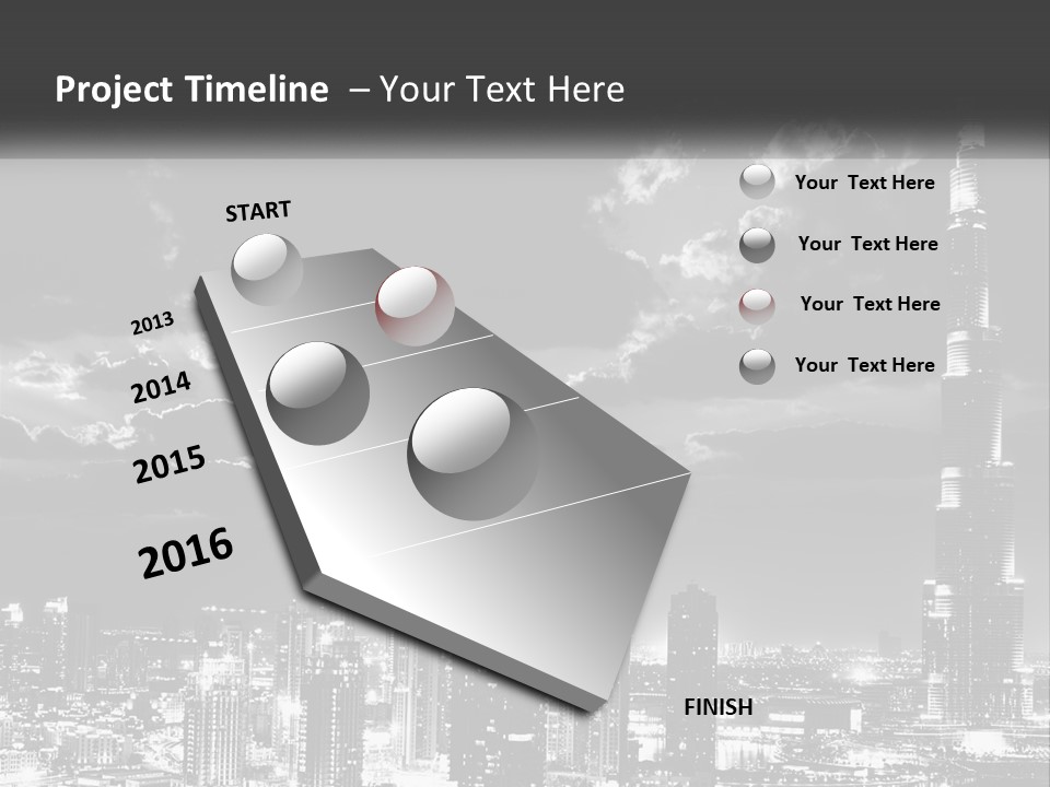 Elderly Sunset Senior PowerPoint Template