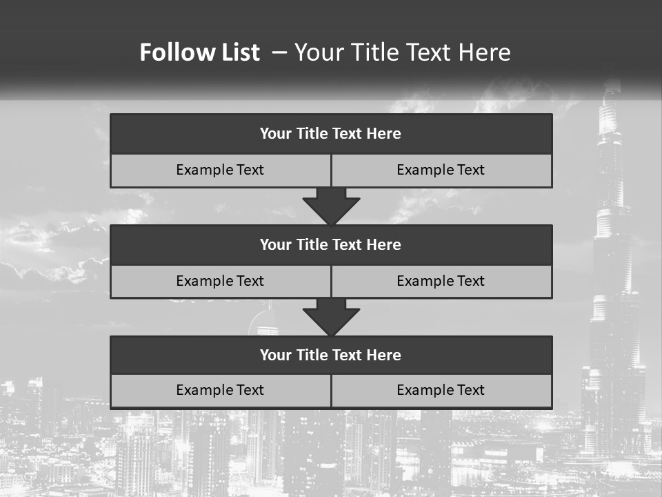 Elderly Sunset Senior PowerPoint Template