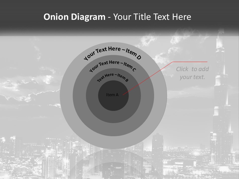 Elderly Sunset Senior PowerPoint Template