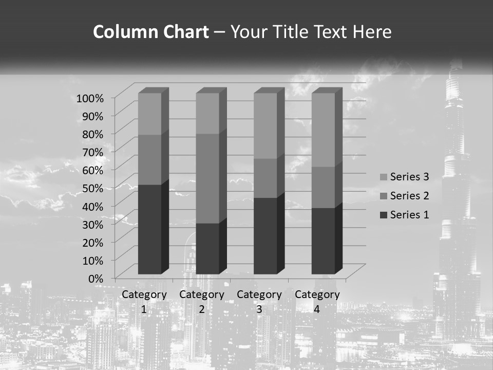 Elderly Sunset Senior PowerPoint Template