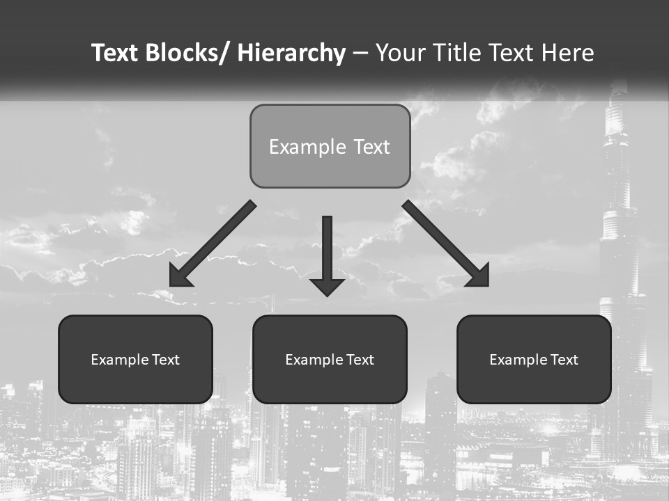 Elderly Sunset Senior PowerPoint Template