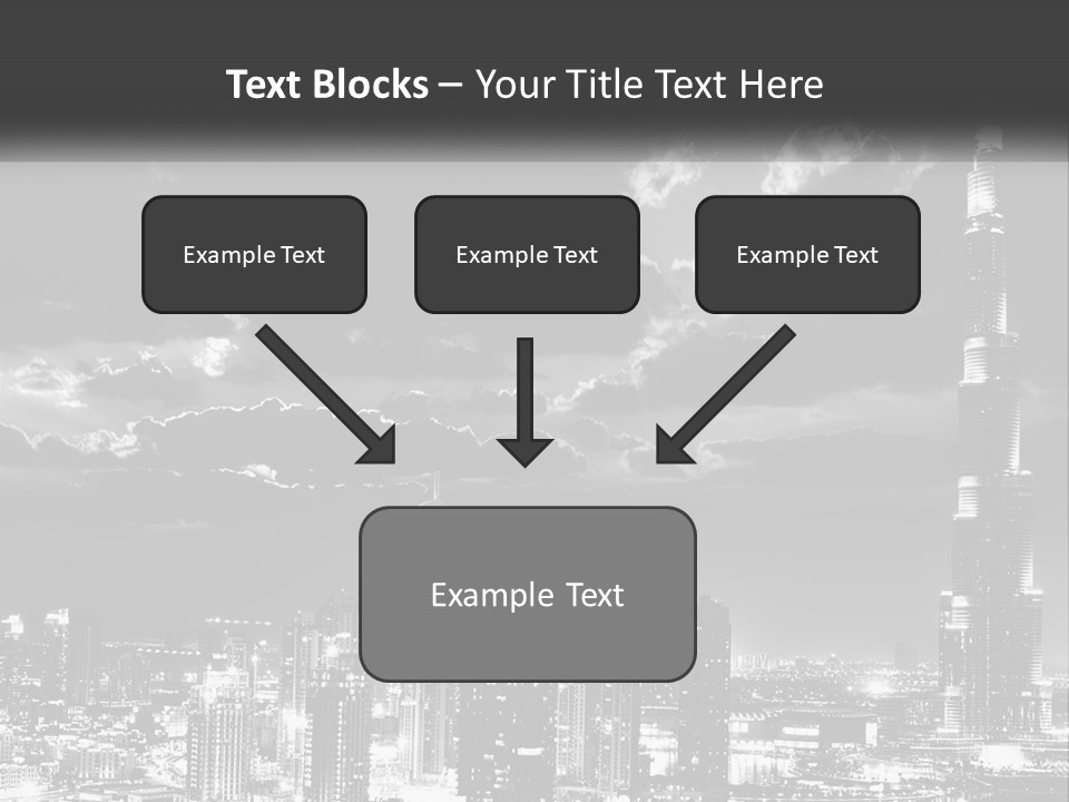 Elderly Sunset Senior PowerPoint Template