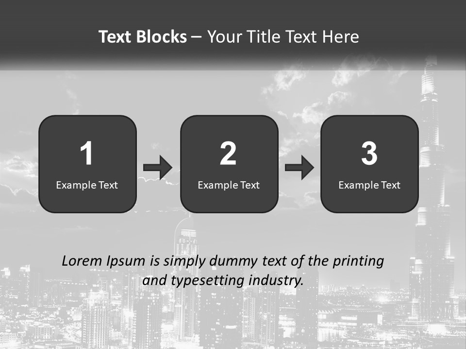 Elderly Sunset Senior PowerPoint Template