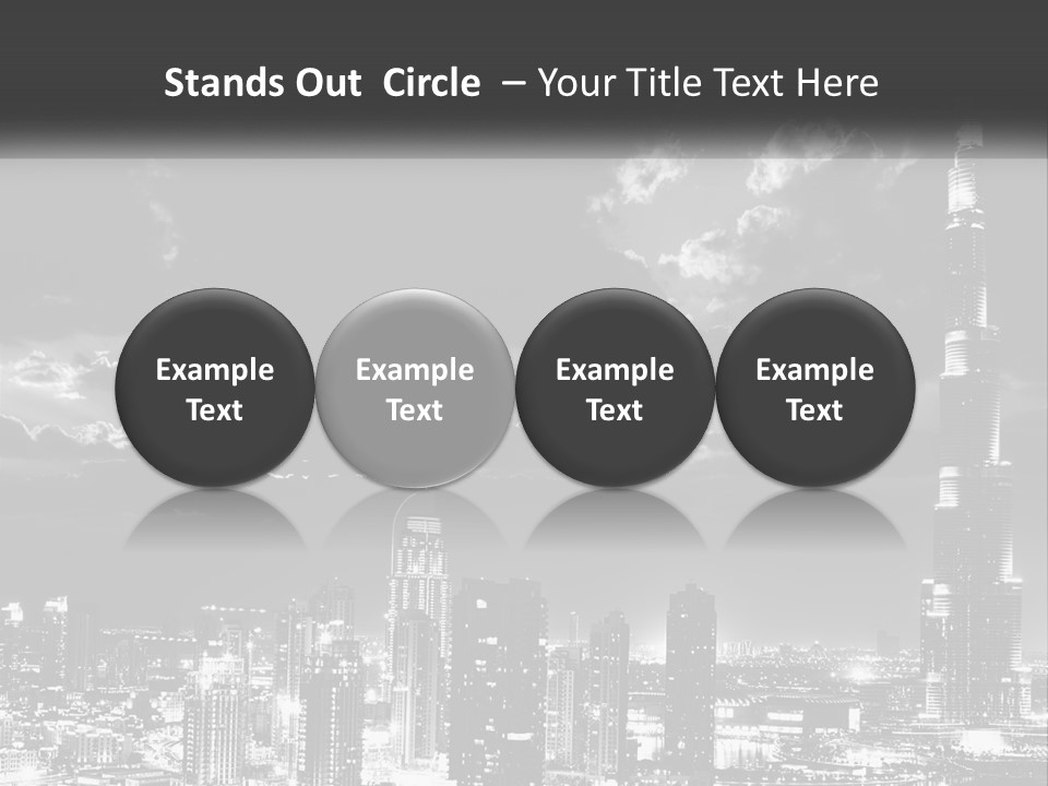 Elderly Sunset Senior PowerPoint Template