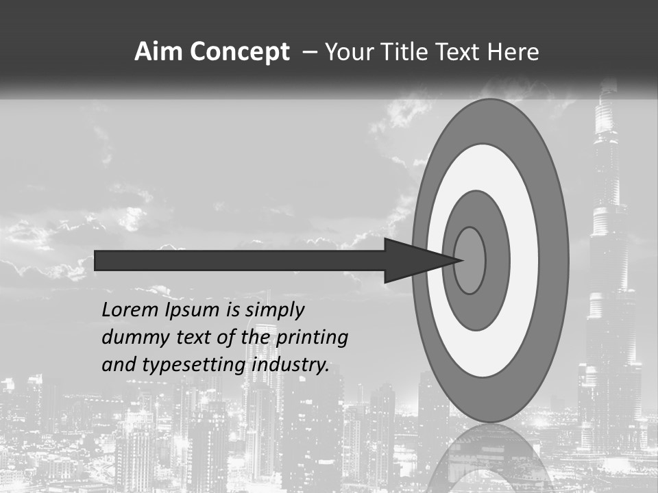 Elderly Sunset Senior PowerPoint Template