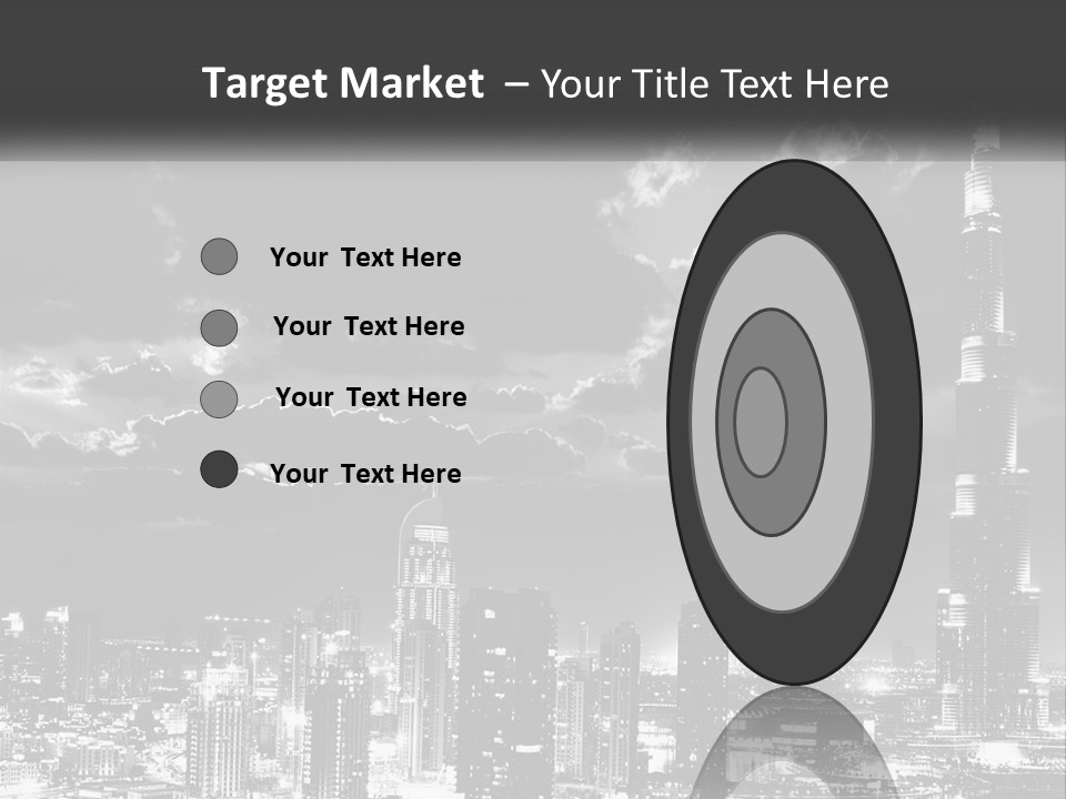 Elderly Sunset Senior PowerPoint Template