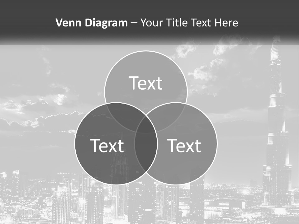 Elderly Sunset Senior PowerPoint Template