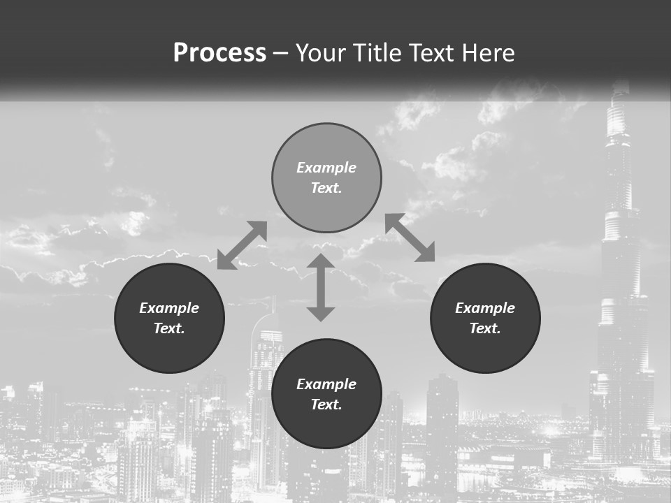 Elderly Sunset Senior PowerPoint Template