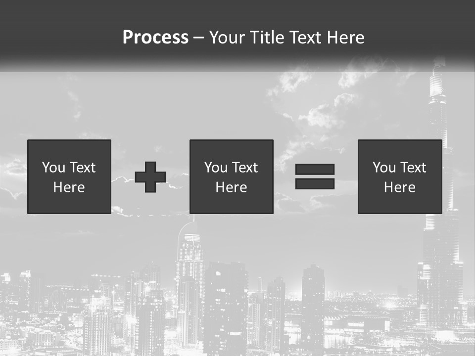 Elderly Sunset Senior PowerPoint Template