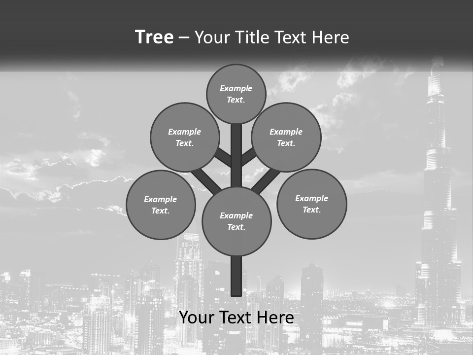 Elderly Sunset Senior PowerPoint Template