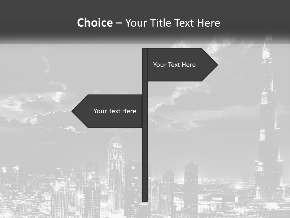 Elderly Sunset Senior PowerPoint Template