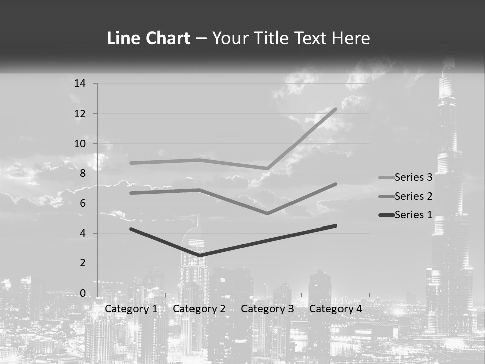 Elderly Sunset Senior PowerPoint Template