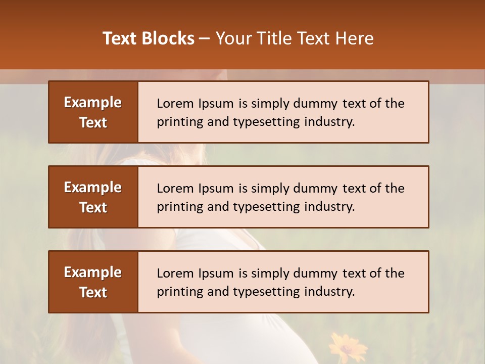 Parent Pensioner Wave PowerPoint Template