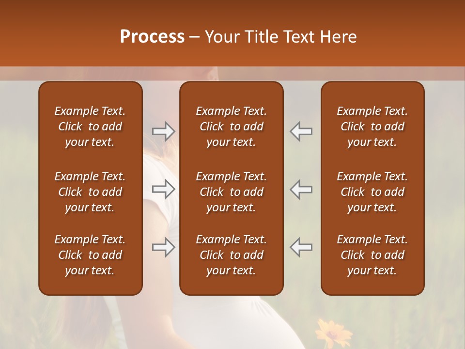 Parent Pensioner Wave PowerPoint Template