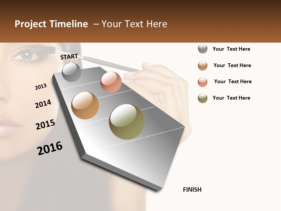 Sunset Senior Wave PowerPoint Template