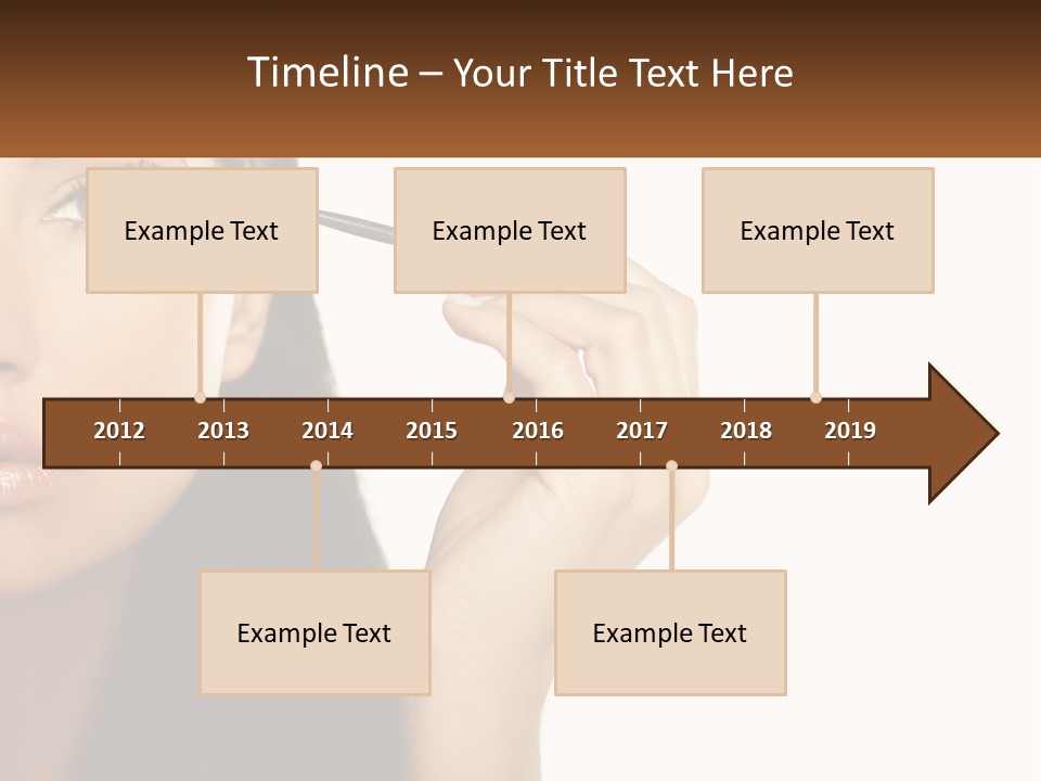 Sunset Senior Wave PowerPoint Template